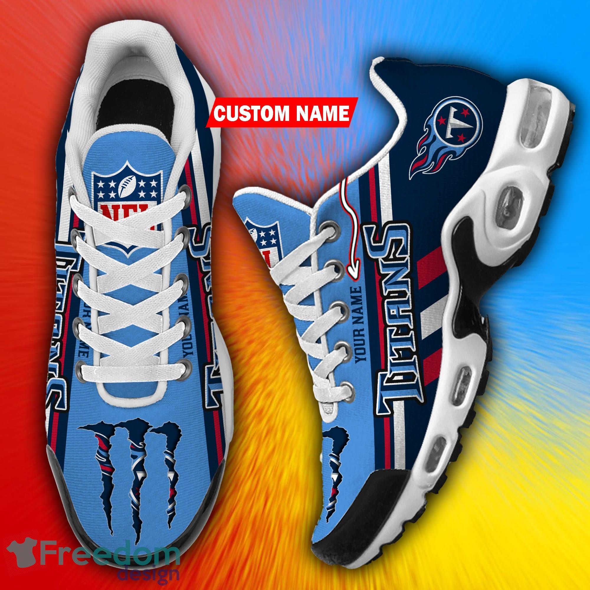 Denver Broncos NFL Team Premium Sneakers Custom Name Air Cushion