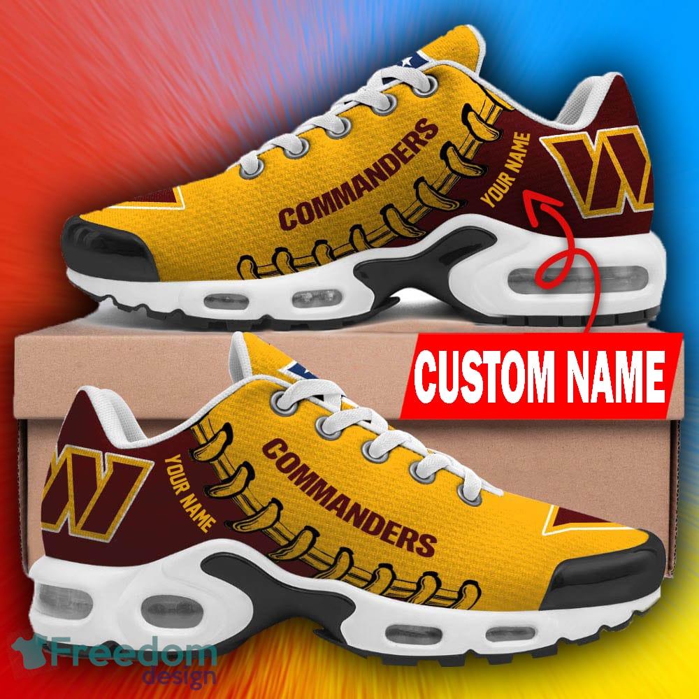 Custom Name Washington Commanders New Logo Air Cushion Sports Shoes -  Freedomdesign