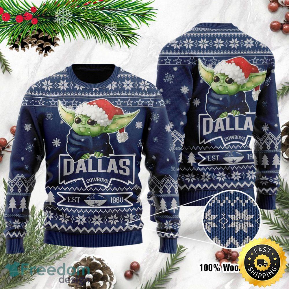 Dallas Cowboys Ugly Sweater Dallas Cowboys Est 1960 Personalized 3D Ugly  Christmas Sweater Presents Christmas For Men And Women - Freedomdesign