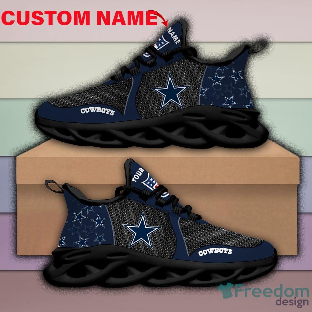 Custom Dallas Cowboys Nike shoes,Custom Name Sneakers For Fans