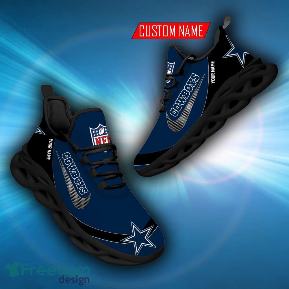 Dallas Cowboys Max Soul Sneakers Custom Name Running Shoes For Fans -  Freedomdesign