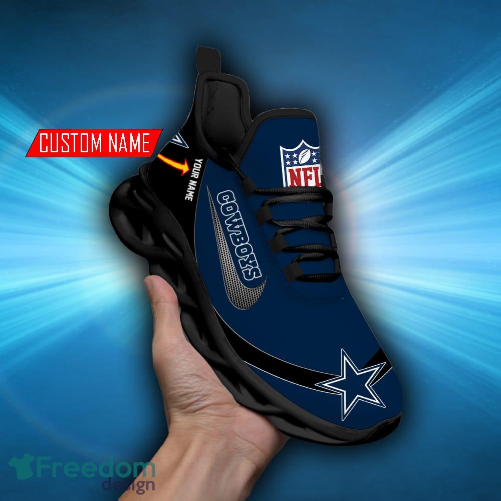 NFL Dallas Cowboys Shoes For Men Women Sports Team White Sneakers