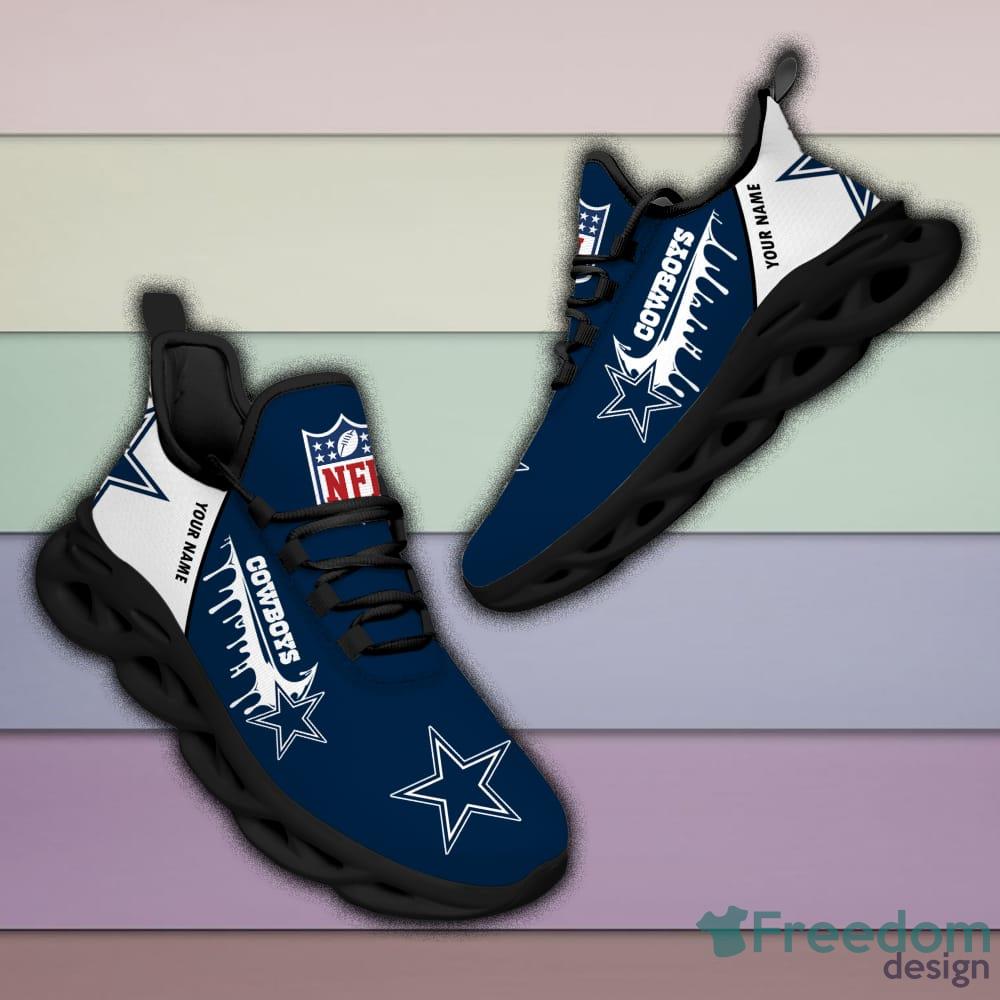 Running Sneakers NFL Dallas Cowboys Personalized Name Max Soul