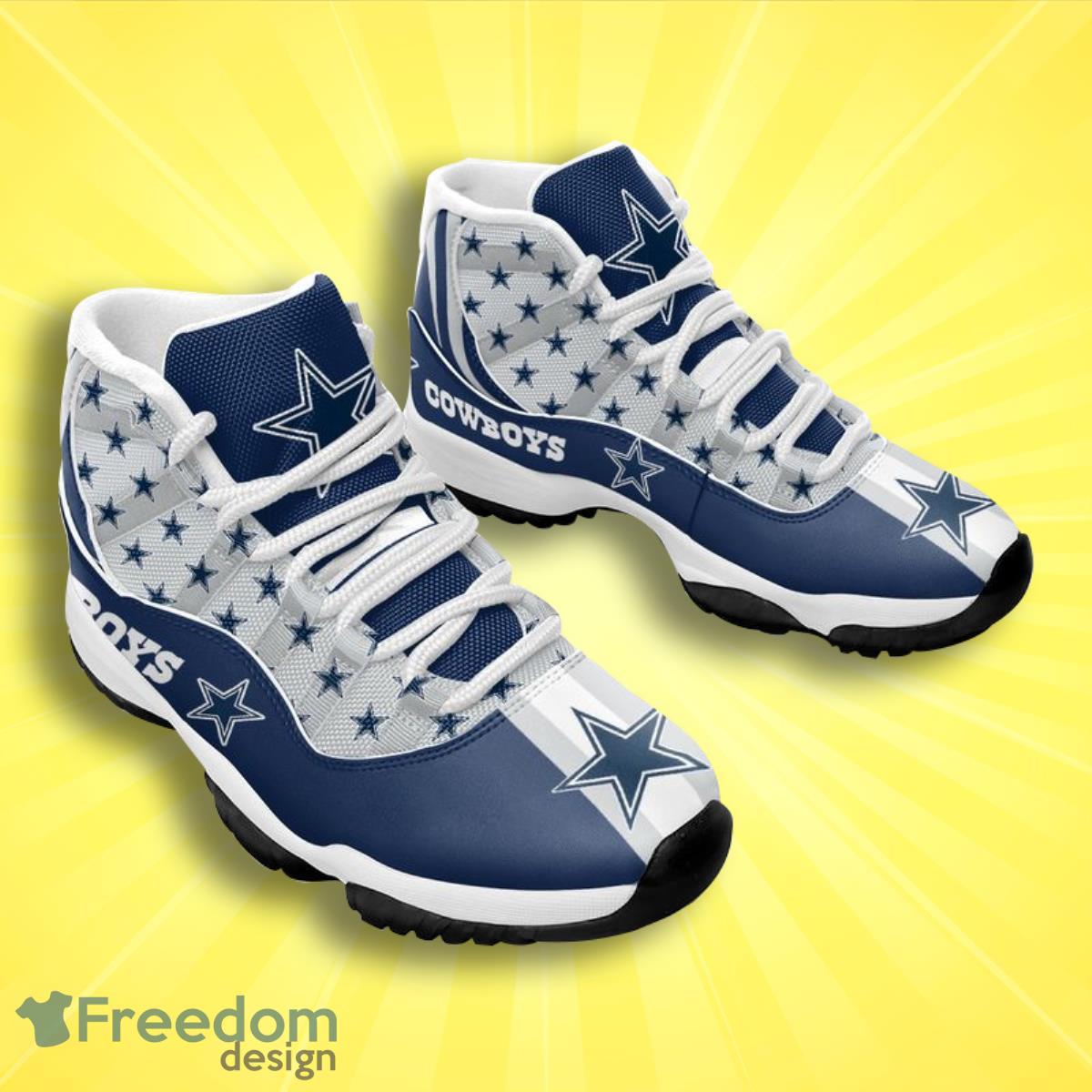 Dallas Cowboys Football Team Air Jordan 11 Best Sneakers For Men Women Fans Product Photo 2