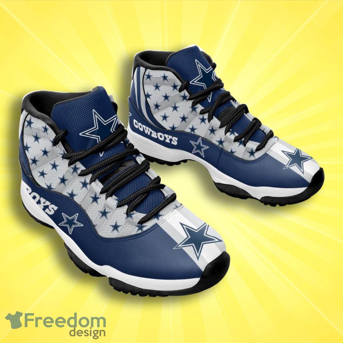 Dallas Cowboys Football Air Jordan 11 Shoes For Men Women