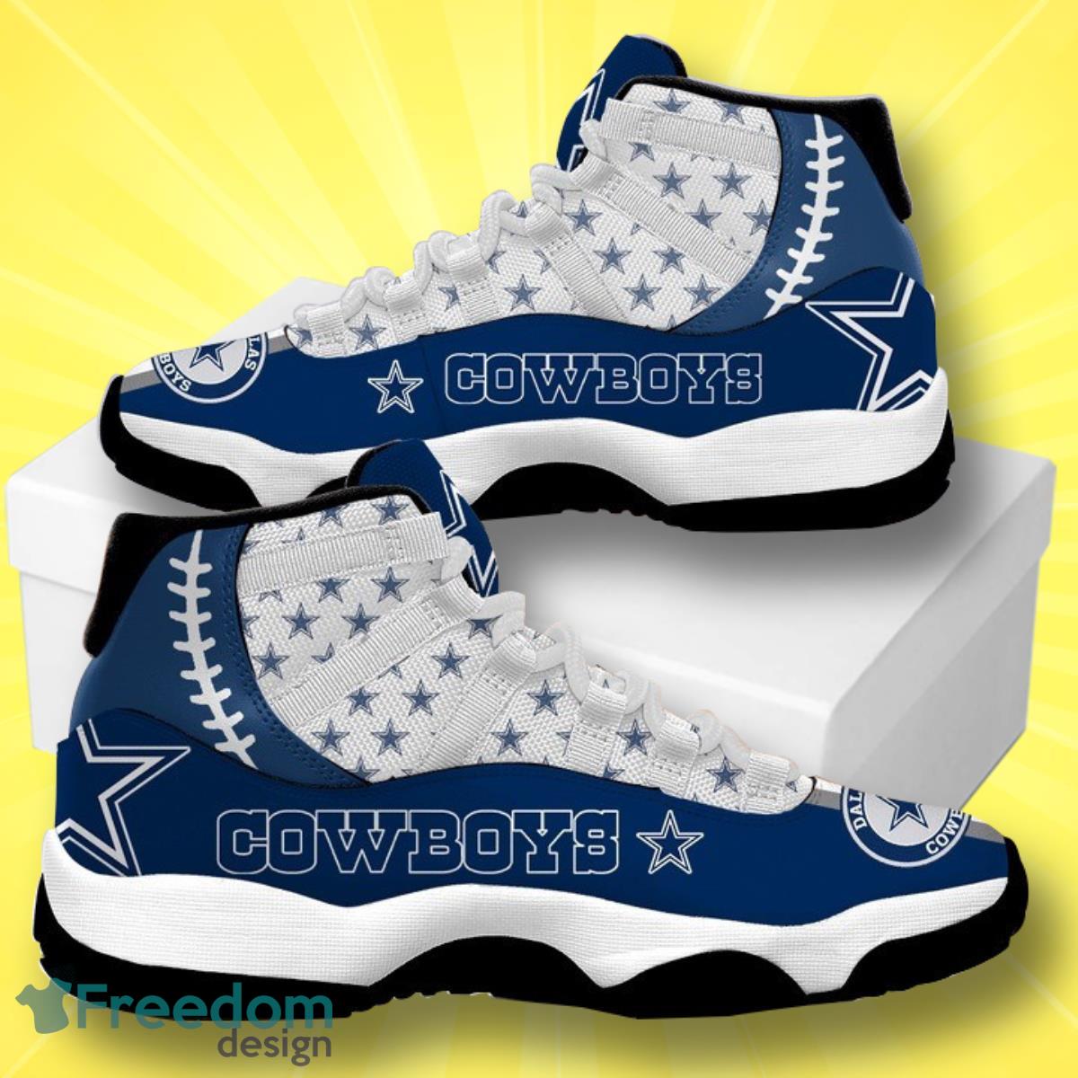 Dallas Cowboys NFL Air Jordan 11 Sneakers Shoes Gift For Fans - Banantees