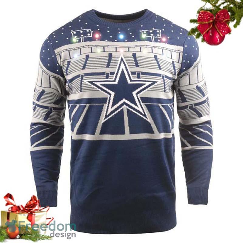 Dallas Cowboys NFL Big Logo Ugly Christmas Sweater Gift For Fans