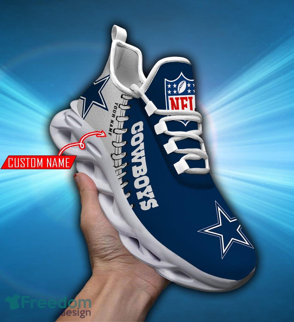 Dallas Cowboys NFL Clunky Sneakers Max Soul Shoes - Growkoc