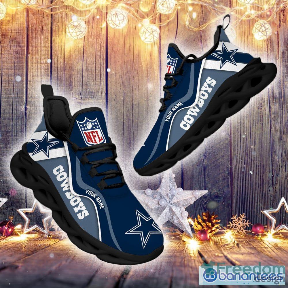 Dallas Cowboys Max Soul Sneakers Custom Name Running Shoes For Fans -  Freedomdesign