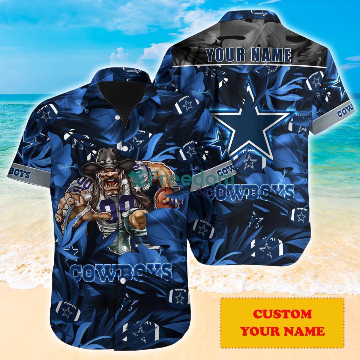 Dallas Cowboys NFL Personalized Hawaiian Shirt Gift  For Fans Product Photo 1