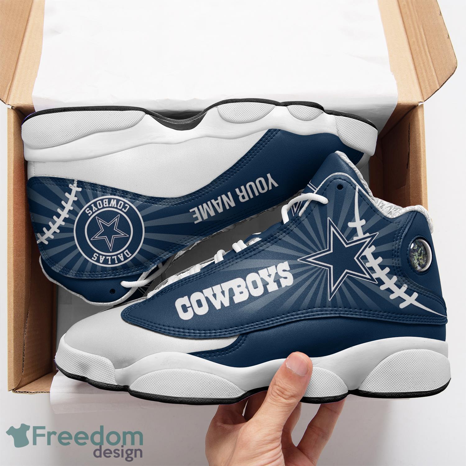 Personalized Dallas Cowboys 1 Air Jordan 13 Sneakers – Custom JD13 S -  extreme-honor
