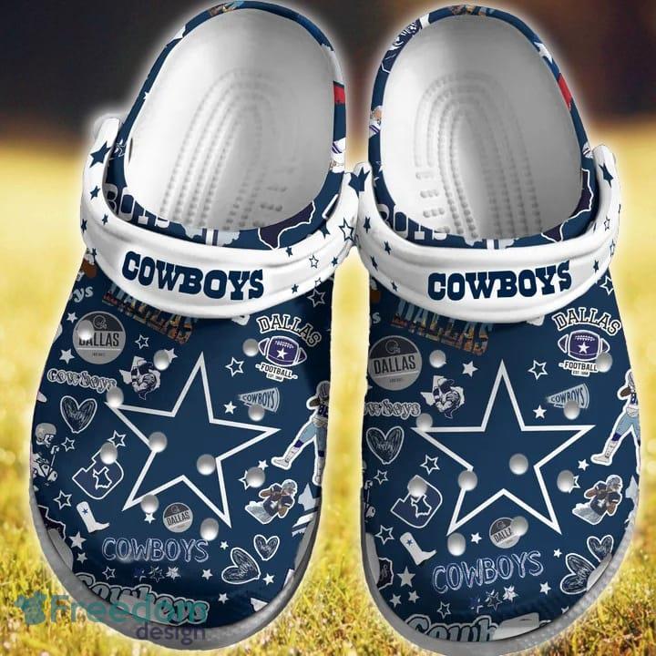 NFL Dallas Cowboys Skull Crocs Clog For Men And Women