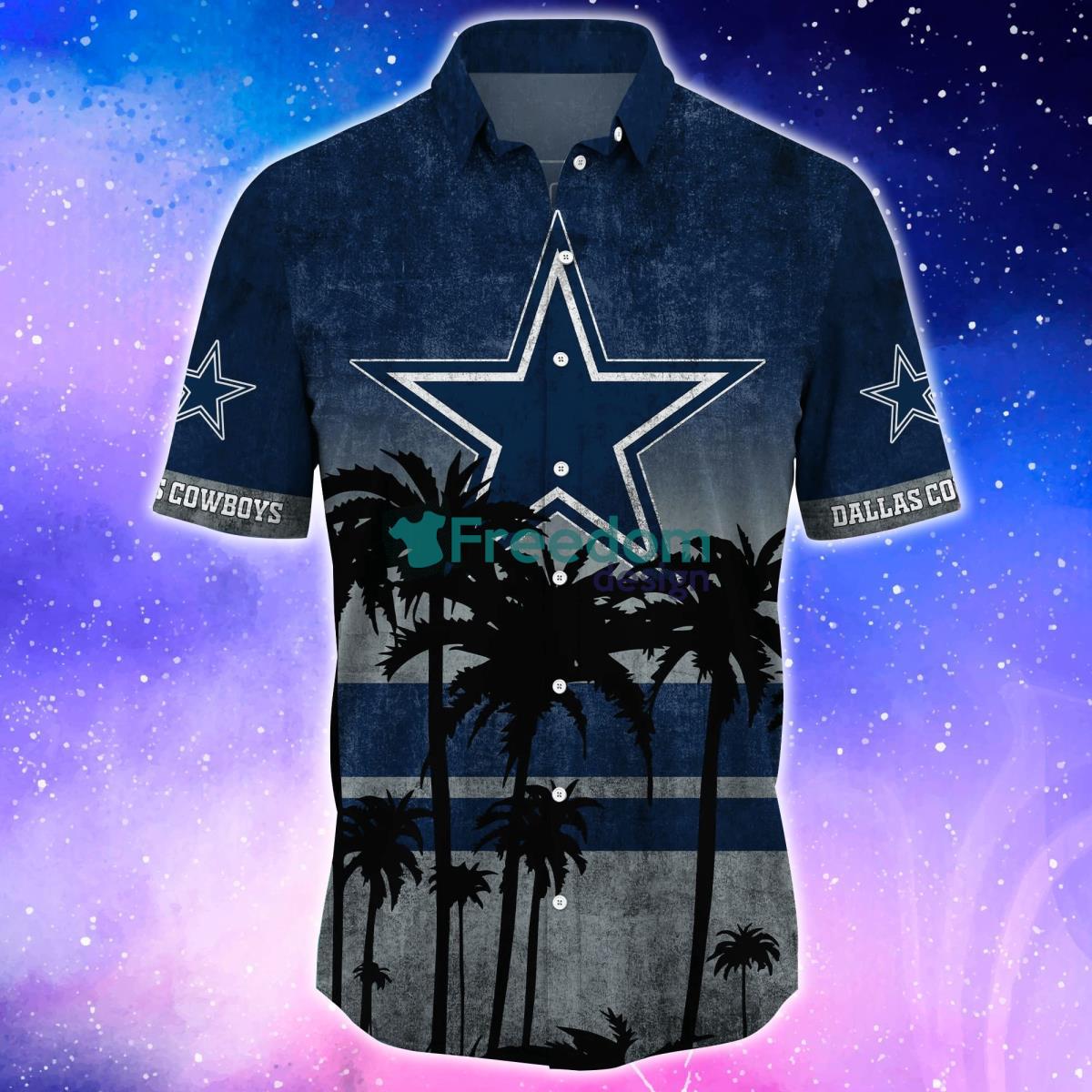 Dallas Cowboys Under Armour Summer Hawaiian Shirt And Shorts