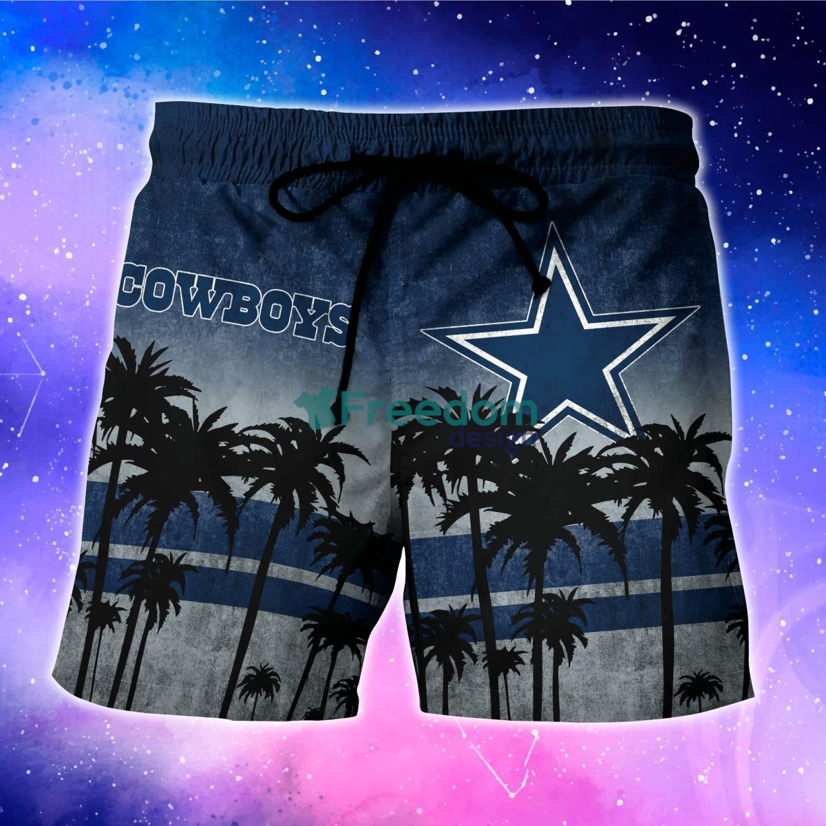 Dallas Cowboys Under Armour Summer Hawaiian Shirt And Shorts