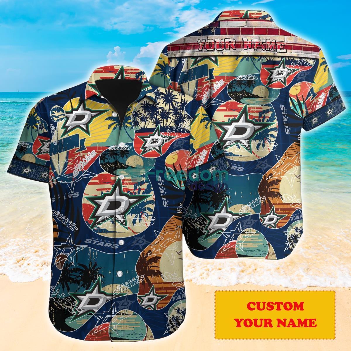 Dallas Stars NHL Personalized Hawaiian Shirt Gift For Fans Product Photo 1