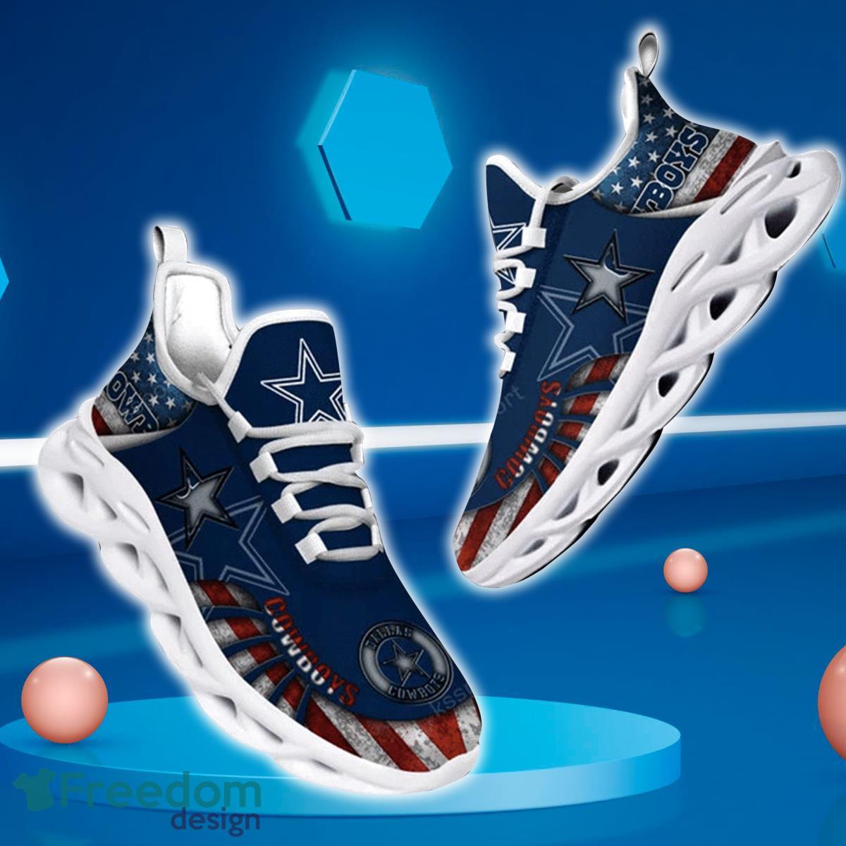 Dalls Cowboys Team Max Soul Shoes Running Sneakers For Fans Product Photo 1