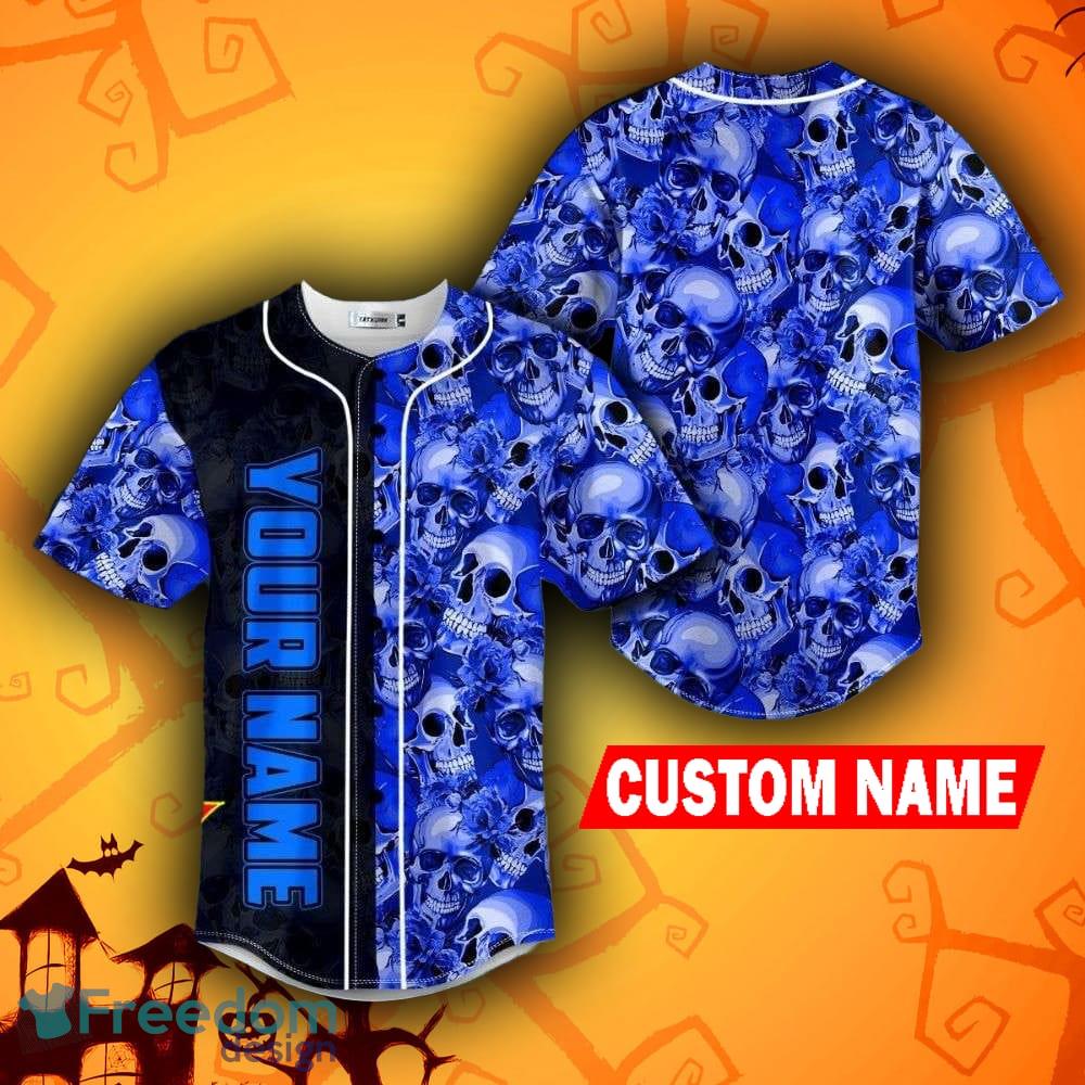 Whataburger Skull Halloween Baseball Jersey - Freedomdesign