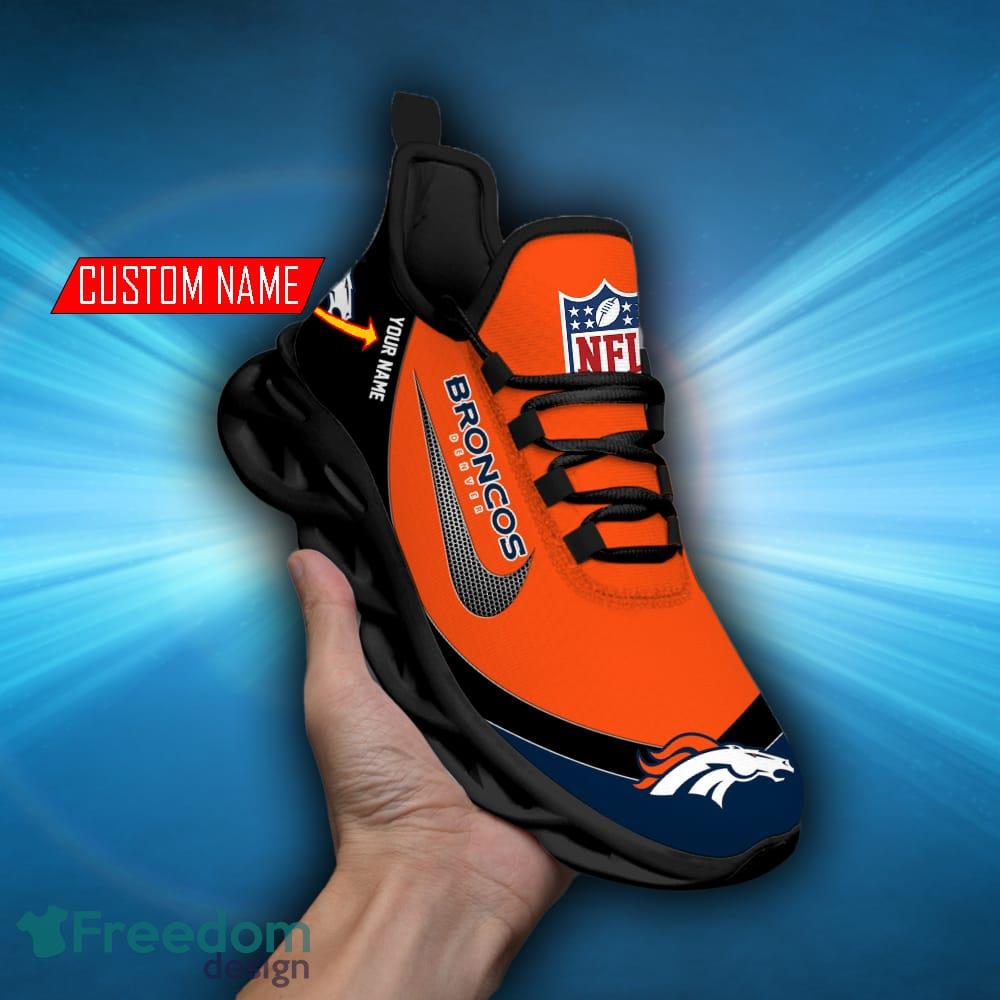 Denver Broncos NFL Max Soul Shoes Star Custom Name Sneakers For Men And  Women