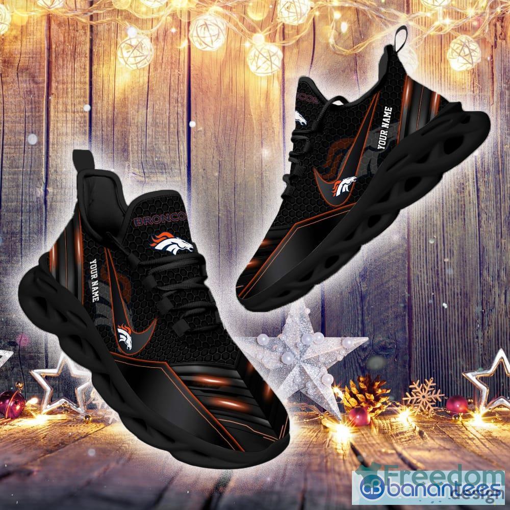 Denver Broncos Personalized Name For Fans Max Soul Shoes Men And