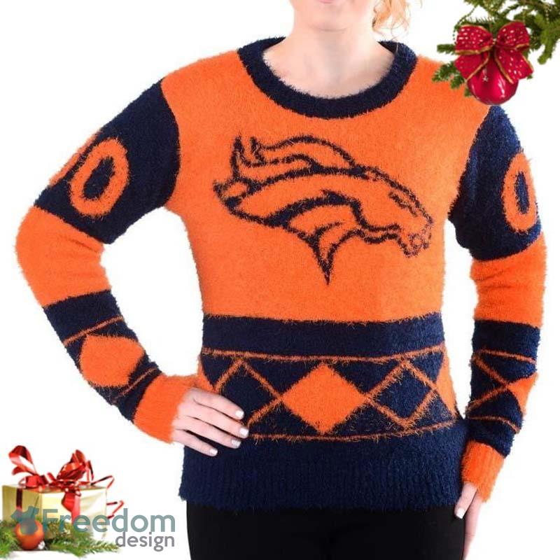 Denver Broncos Sweatshirt - Funny Ugly Christmas Sweater