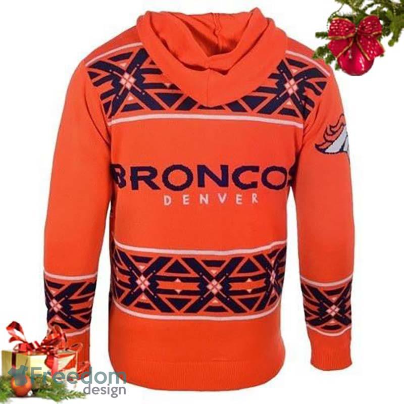 Denver Broncos Sweatshirt - Funny Ugly Christmas Sweater