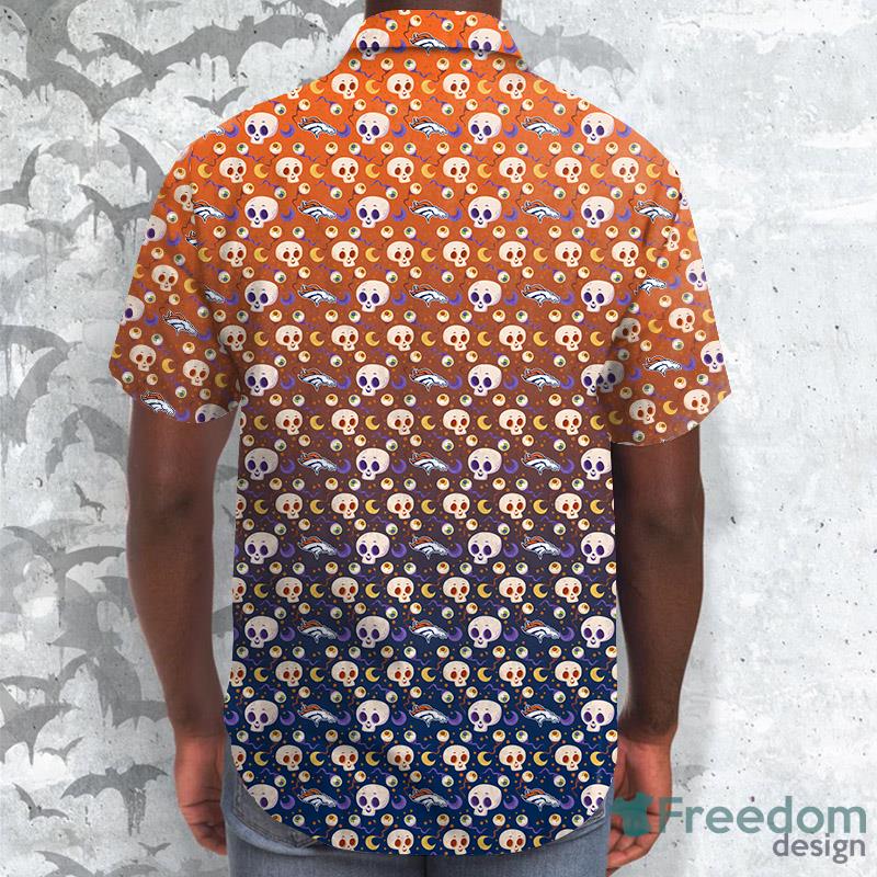 Denver Broncos Skull NFL Hawaii Shirt For Men And Women Gift Hawaiian Shirt  Fans - Freedomdesign