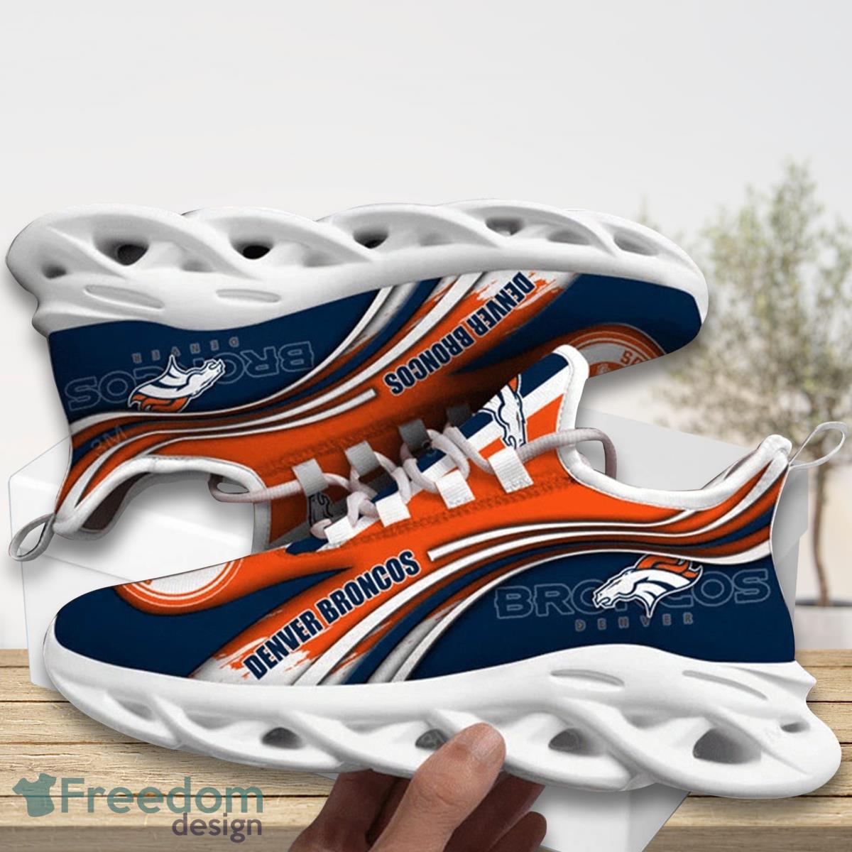 Denver Broncos Team Max Soul Shoes Running Sneakers For Fans Product Photo 1