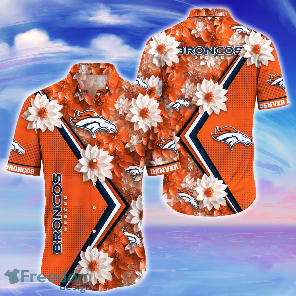 Denver Broncos Trending Hawaiian Shirt Gift For Fans Product Photo 1