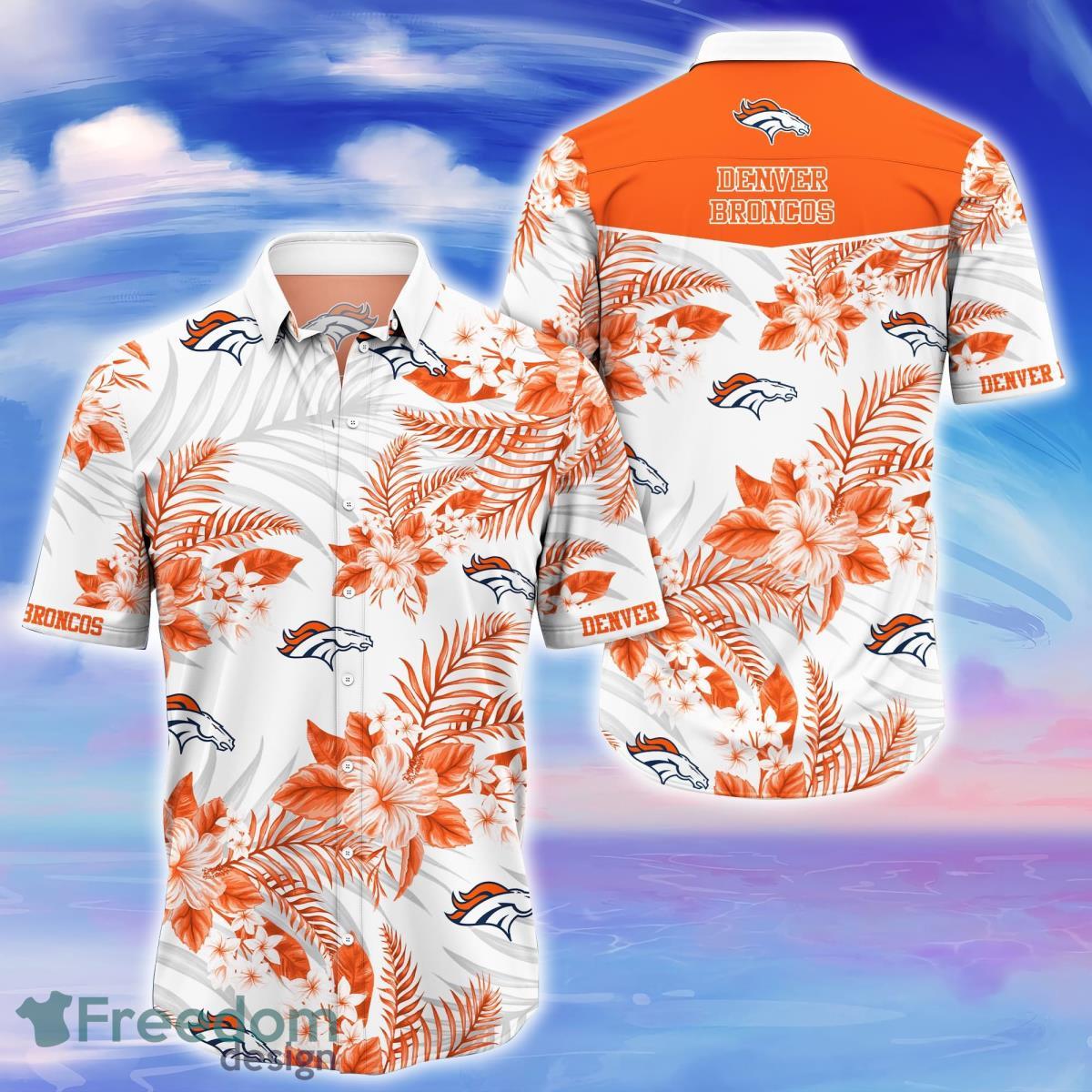 Denver Broncos NFL Flower Hawaiian Shirt Best Gift For Men And Women Fans -  Freedomdesign