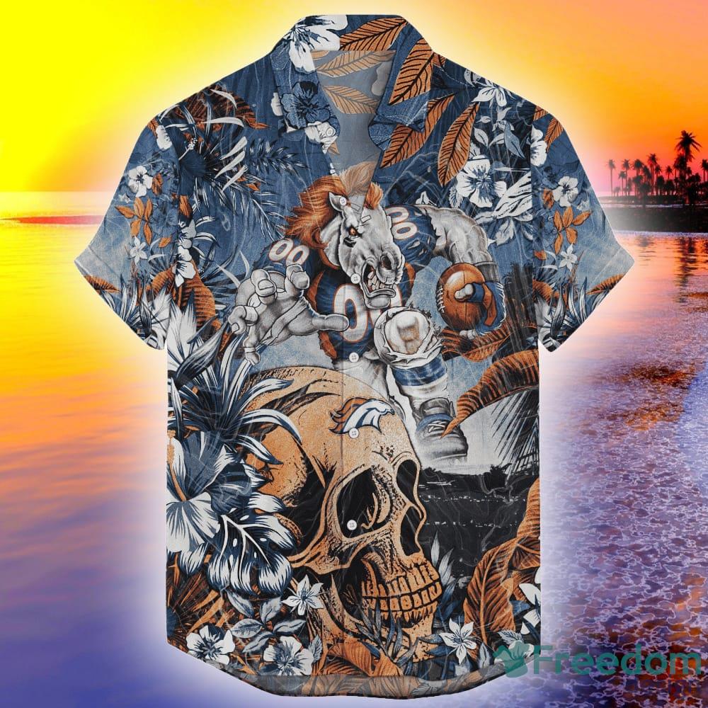 Nfl Denver Broncos Halloween Orange Trendy Hawaiian Shirt Aloha