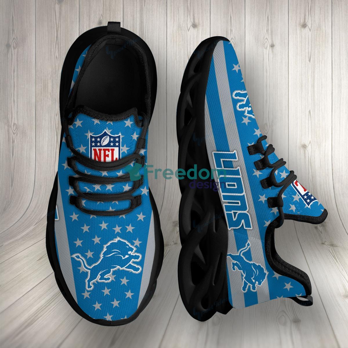 Detroit Lions Max Soul Shoes Best Gift For Men Women - Freedomdesign