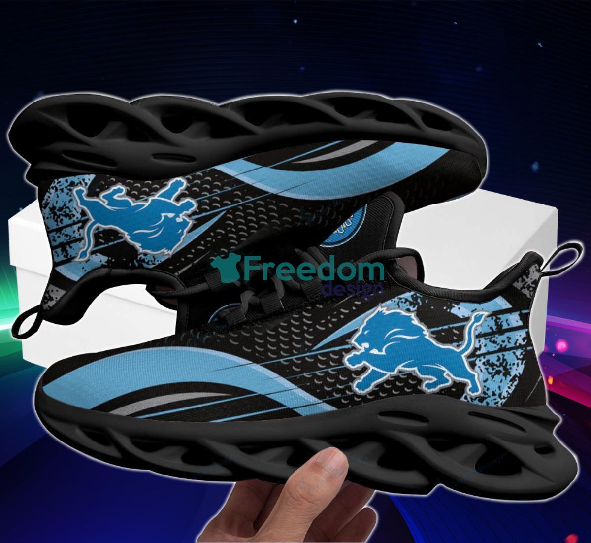 Detroit Lions Max Soul Shoes Best Gift For Men Women - Freedomdesign