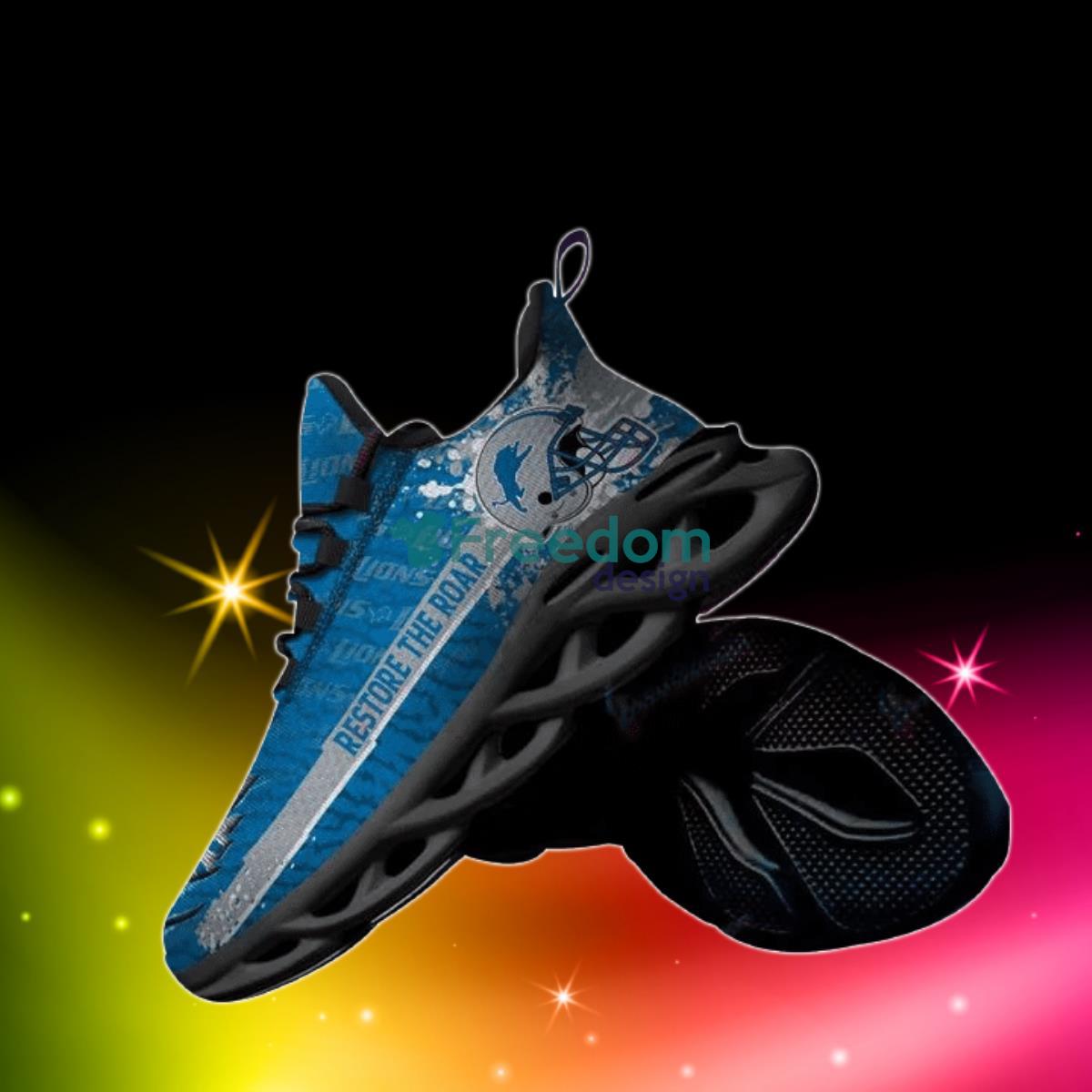 Detroit Lions Max Soul Shoes Hot Sneakers For Fans Product Photo 2