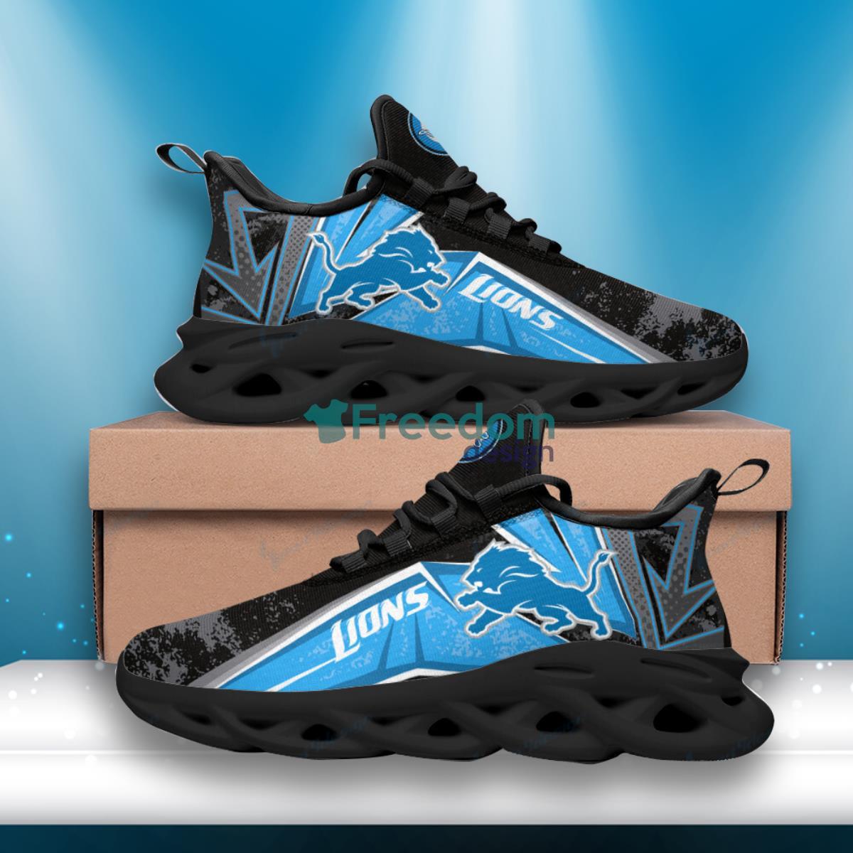 Detroit Lions NFL Clunky Max Soul Shoes Custom Unique Gift For Real Fans -  Freedomdesign