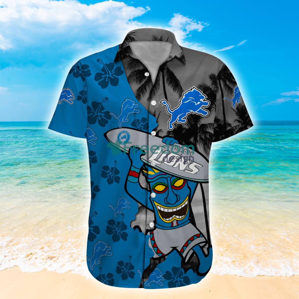 New]Custom Name Detroit Lions Hawaiian Shirt