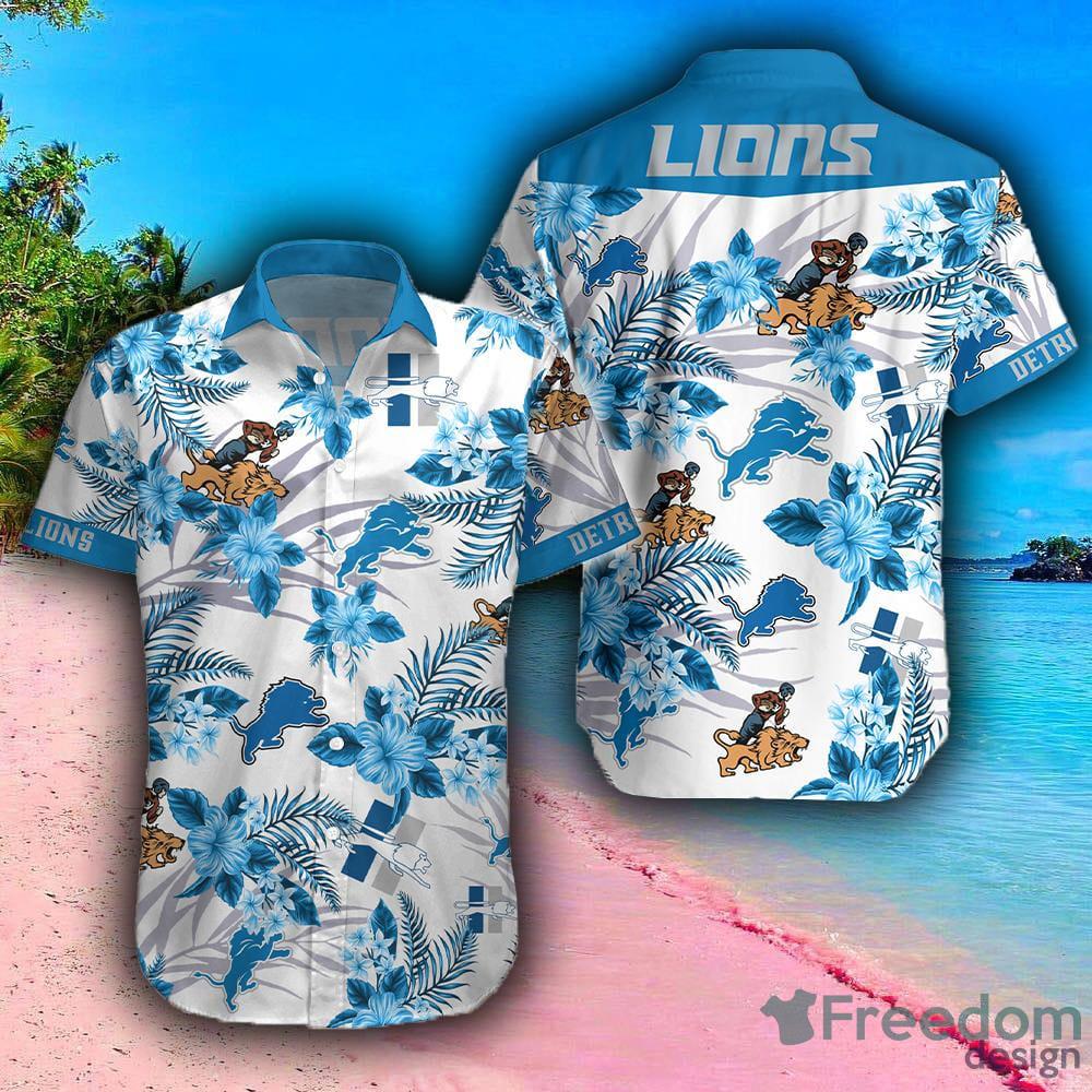 Detroit Lions NFL Custom Name Hawaiian Shirt For Men Women Great Gift For  Real Fans - Freedomdesign