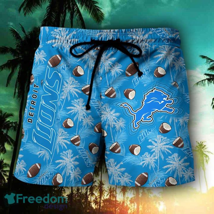 Detroit Lions Hawaiian Shirt And Shorts Mens Detroit Lions Shirts