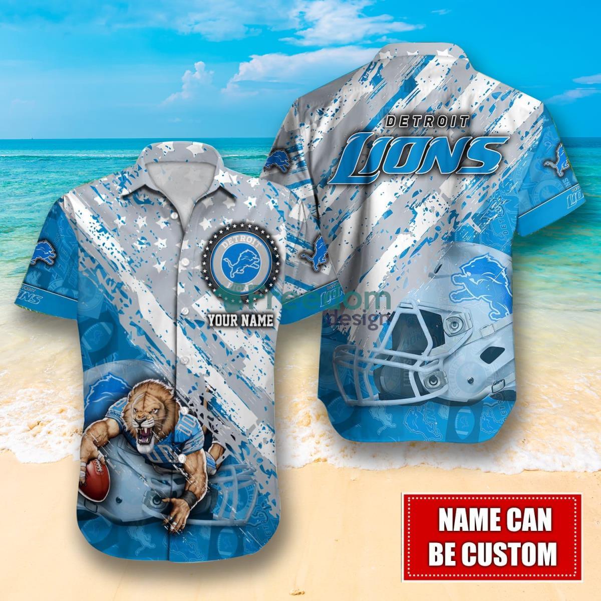 Detroit Lions NFL Personalized Hawaiian Shirt Best Gift For Fans -  Freedomdesign