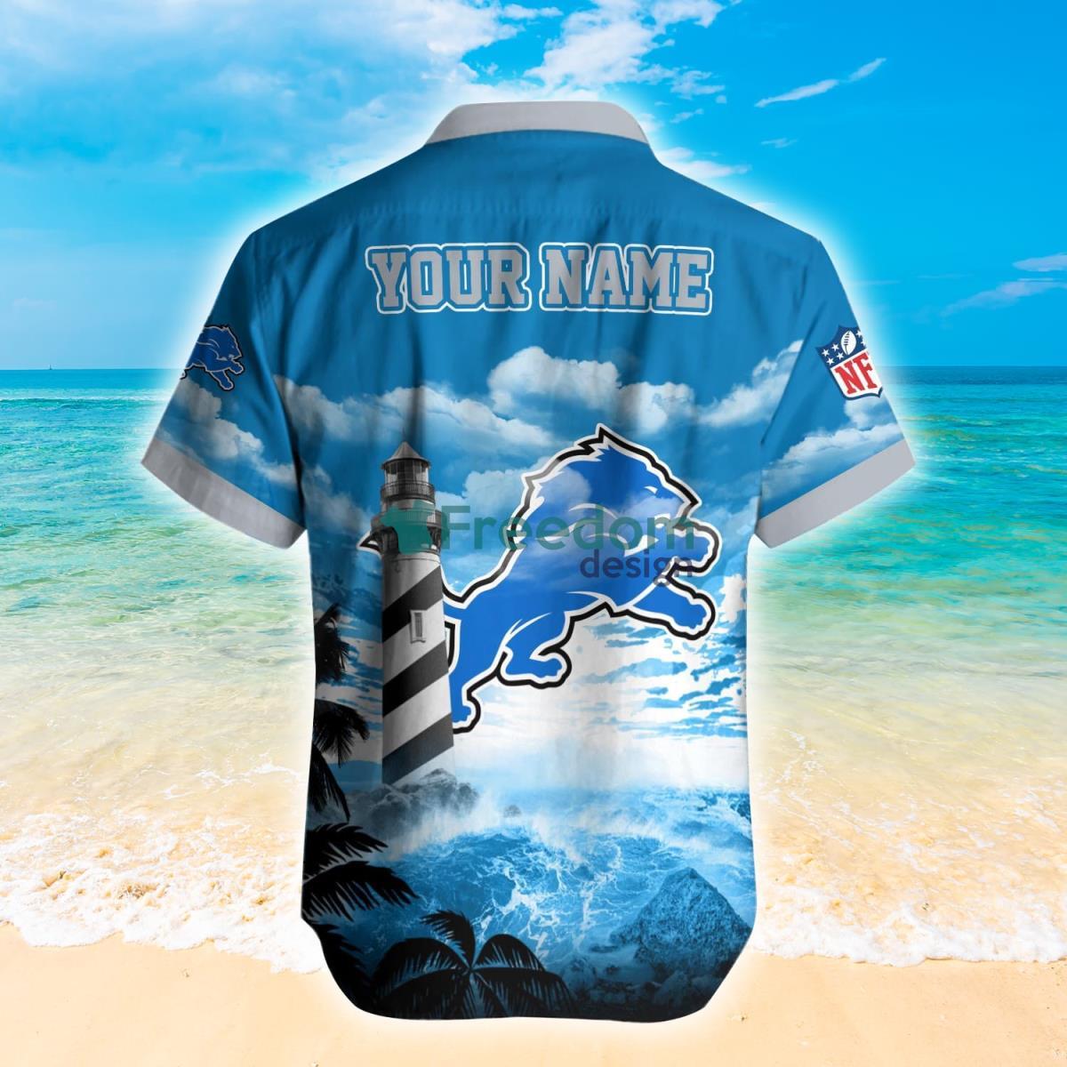 Detroit Lions NFL Personalized Hawaiian Shirt Hot Design For Fans -  Freedomdesign