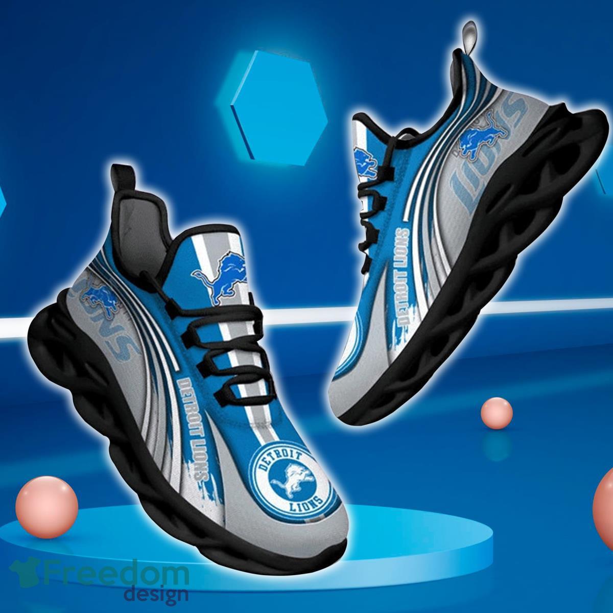 Detroit Lions Team Max Soul Shoes Running Sneakers For Fans Product Photo 1