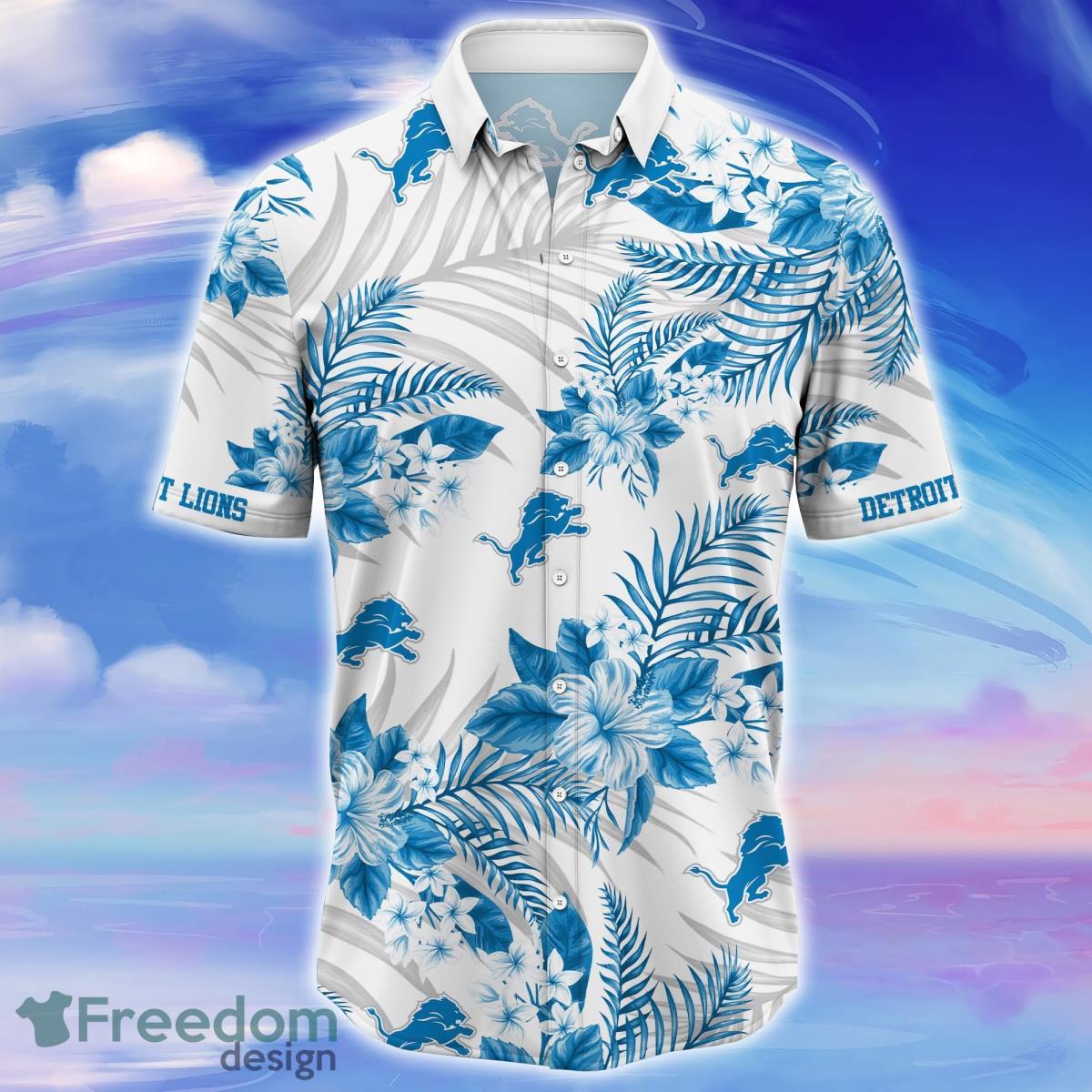 Detroit Lions Trending Hawaiian Shirt Gift For Real Fans Product Photo 2