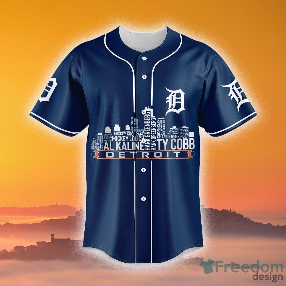 Detroit Tigers Custom Name & Number Baseball Shirt Best Gift For Men And  Women