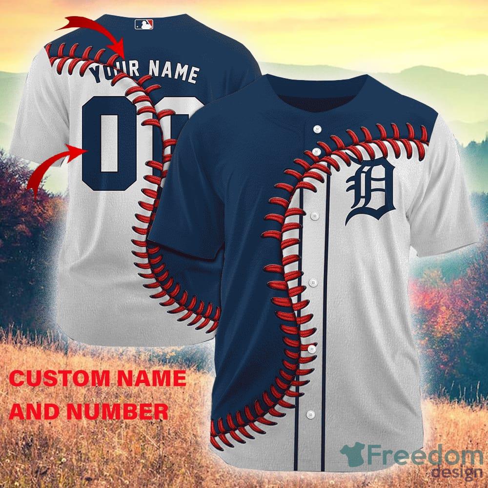 Detroit Tiger MLB Stitch Baseball Jersey Shirt Design 7 Custom Number And  Name Gift For Men And Women Fans - Freedomdesign