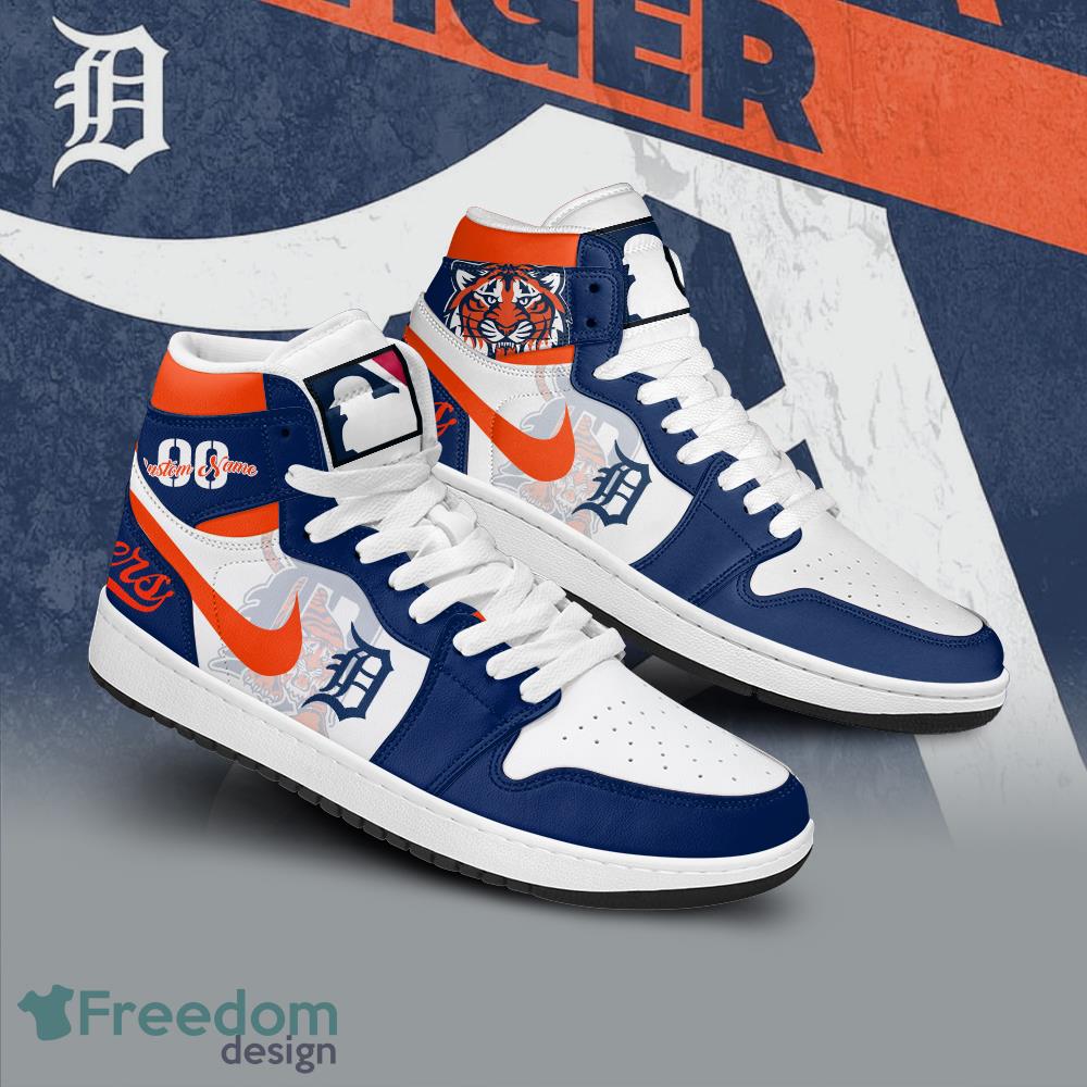 Detroit Tigers Mlb Detroit Tigers Custom Sneakers It687 Air Jordan