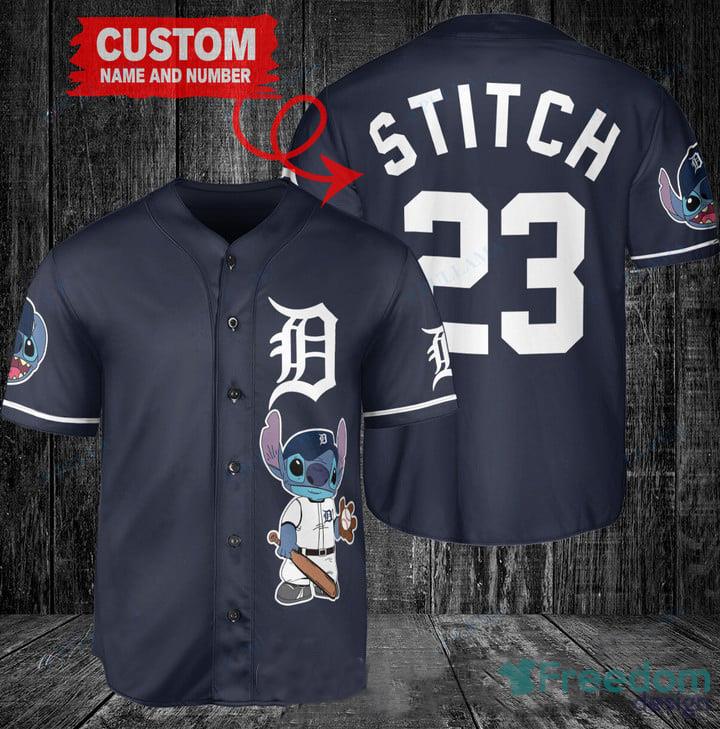 Detroit Tigers Stitch CUSTOM Baseball Jersey 