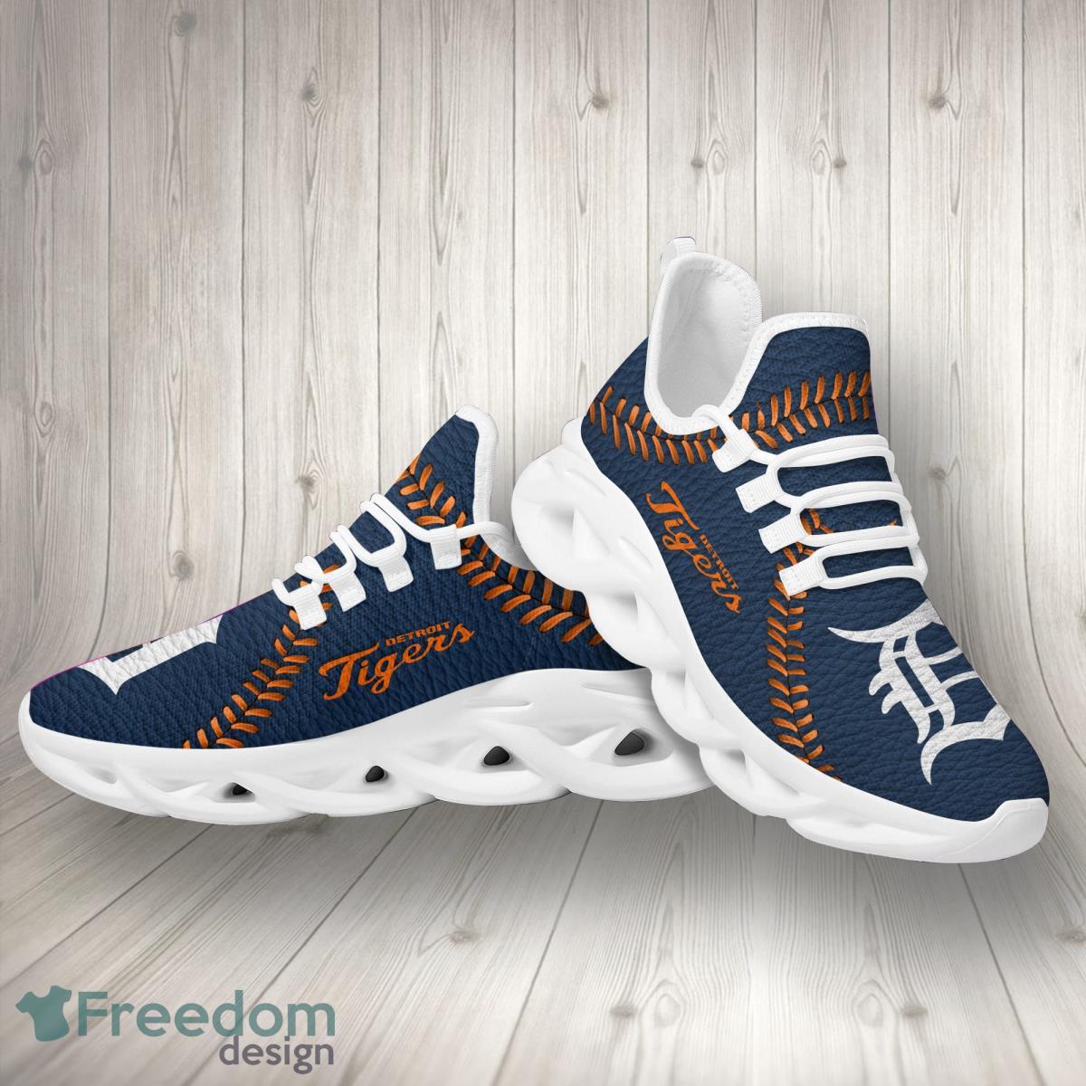 Personalize MLB Cleveland Indians Max Sole Sneakers Shoes - T