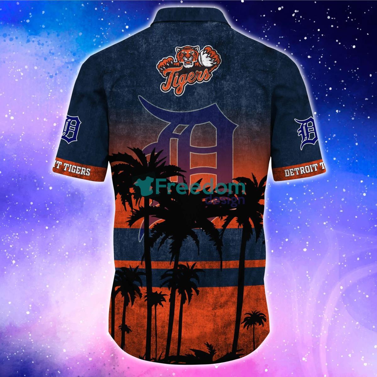 MLB Detroit Tigers Baseball Team 2 Hawaiian Shirt And Shorts