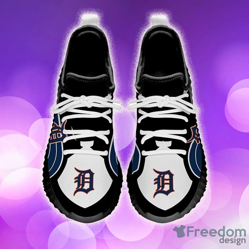 MLB Detroit Tigers White Blue Yeezy Shoes Men And Women Gift For Fans -  Freedomdesign