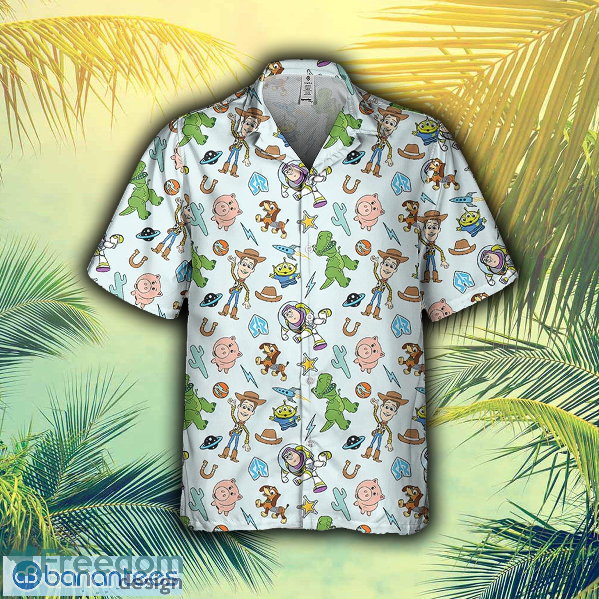 Disney Toy Story Icon Texture Disney Hawaiian Shirt And Short For Men ...