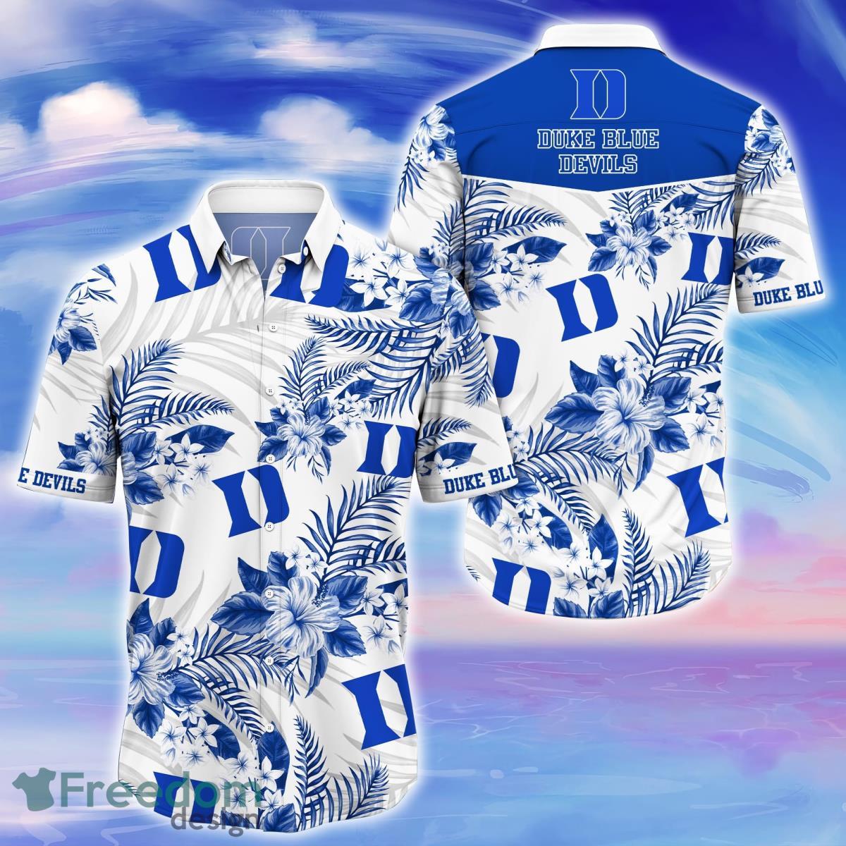 Duke Blue Devils Trending Hawaiian Shirt Gift For Real Fans Product Photo 1